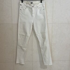 Citizens of Humanity Jeans Sz 27 Womens White Stretch Rocket High Rise Skinny